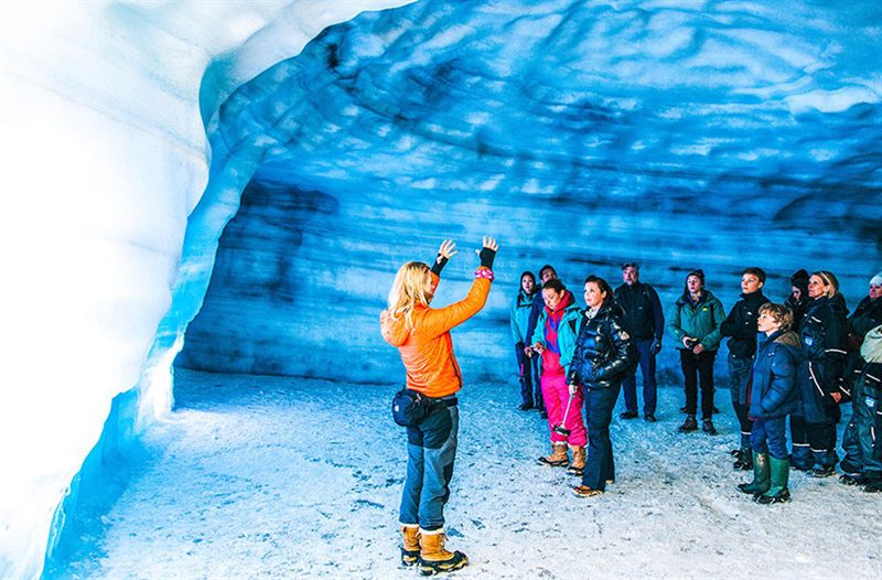 Ice cave in Iceland