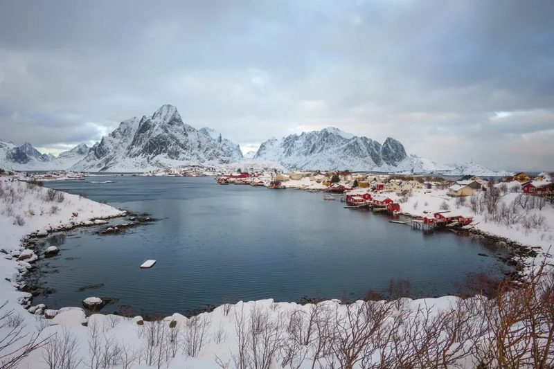 Lofoten fishing cabins